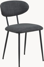 Cadeiras de jantar estofadas Denise, conjunto de 2