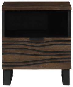 Gabinetes de Cabeceira 2 pcs 40 x 33 x 46 cm Madeira maciça de Manga