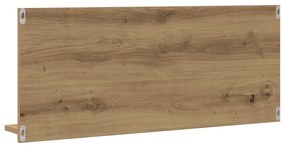 Espelho de casa de banho vidaXL Carvalho artesanal 90x10,5x37 cm Madei