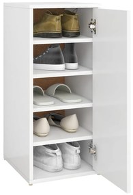 Armário para sapatos 32x35x70 cm derivados de madeira branco