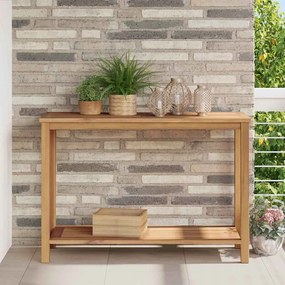 vidaXL Aparador Castanho 110 x 40 x 45 cm Madeira de teca sólida