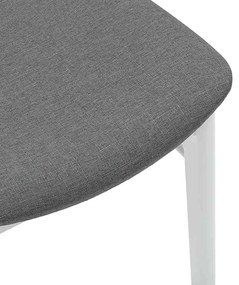 Cadeiras de jantar com almofadões 2 pcs madeira maciça branco