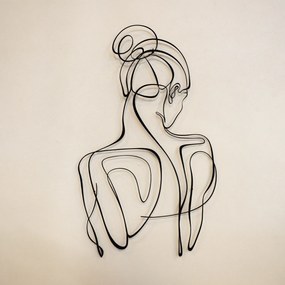 Acessório Decorativo de Parede Apt594 – Preto – 34 x 61 cm
