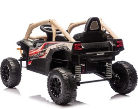 Buggy elétrico para Crianças Kawasaki 24V 4x4 TERYX KRX1000 Caqui
