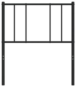 Cabeceira de cama 75 cm metal preto