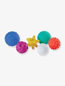 6 bolas sensoriais Montessori, da INFANTINO azul vivo bicolor/multicolor