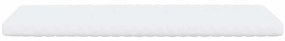 Colchão de espuma 80x220 cm 7 zonas dureza 20 ILD branco