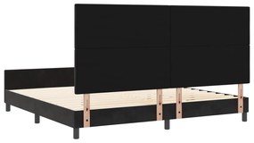 Cama vidaXL Preta 200x200 cm Veludo