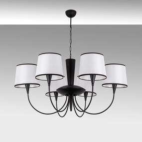 Chandelier Pardo – Preto – Diâmetro 90 cm, Altura 85 cm