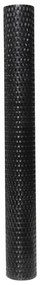 Tela de varanda 400x80 cm vime PE preto