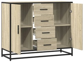 Aparador 92x35x76 cm derivados de madeira carvalho sonoma