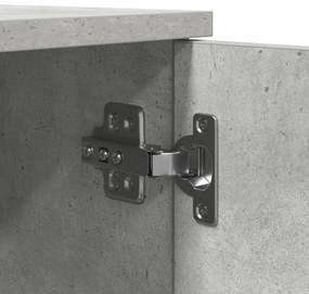 Armário de Armazenamento vidaXL Cinza Betão 103x41x40 cm em Madeira de