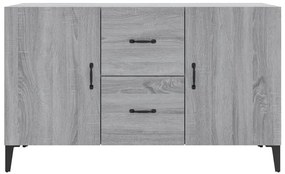 Aparador 100x36x60 cm derivados de madeira cinzento sonoma