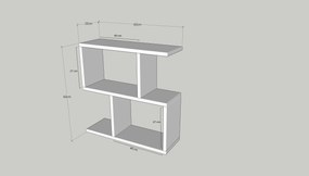 Mesa de Apoio Life – Antracite – 60x60x20 cm