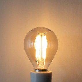 Conjunto de 5 lâmpadas LED E14 reguláveis P45 fumê 5W 470 lm 2200K