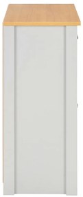 Aparador 79x35x81 cm cinzento