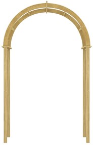 Arco 141x97x243 cm pinho maciço impregnado