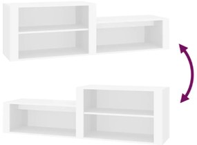 Sapateira 150x35x45 cm derivados de madeira branco