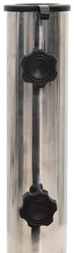 Base de guarda-sol redonda granito 30 kg preto