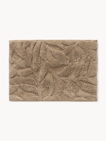Tapete de banho antiderrapante com relevo Leaf