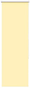 vidaXL Persiana de enrolar 60x130 cm largura tecido 55,7 cm poliéster