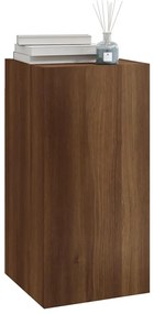 Móveis de TV 2 pcs 30,5x30x60 cm madeira cor carvalho castanho