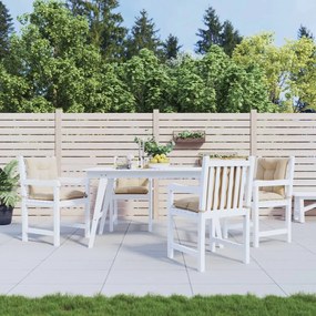 vidaXL Almofadões lombares p/ cadeiras de jardim 4pcs tecido bege