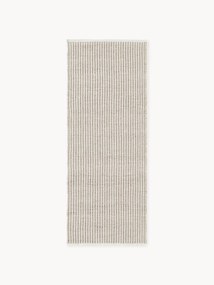 Passadeira artesanal às riscas para interior e exterior Turner