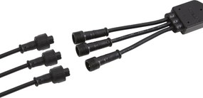 Conjunto de 3 projetores de jardim modernos pretos, incluindo LED IP44 - Garly Ball