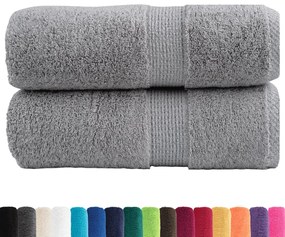 Toalhas de mãos premium SOLUND 2pcs 30x30 cm 600 g/m2 cinzento
