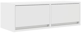 Móveis de TV 2 pcs 80x31x25,5 cm deriv. madeira branco