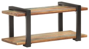 vidaXL Móvel de TV 90x40x40 cm madeira recuperada maciça