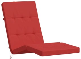 Almofadões p/ cadeira de terraço 2 pcs tecido oxford vermelho
