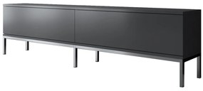 Conjunto de Mobiliário de Sala de Estar Lord – Antracite e Prateado –