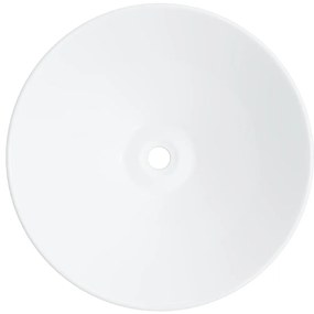 Lavatórios 2 pcs 42x42x14 cm cerâmica branco