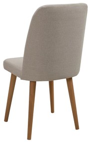Conjunto de Mesa de Jantar Extensível Vina – Pinheiro Atlântico e Crem