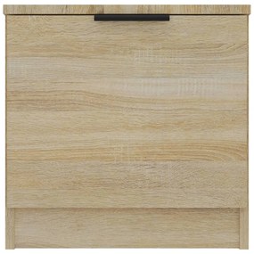 Mesas de cabeceira 2 pcs 40x39x40 cm carvalho sonoma
