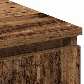 Armário de TV com LED Madeira Velha 180x38x49 cm Madeira de Engenharia