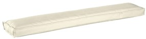Almofadas de Palete para Banco 2 pcs Creme 200x40x8 cm Tecido Oxford