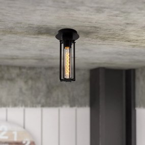 Chandelier Likya – Preto – Diâmetro 12 cm, Altura 25 cm