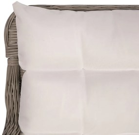 7 pcs conjunto de jantar para jardim castanho