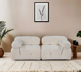 Sofá de 2 Lugares Bubble – Creme – 190 cm x 95 cm x 75 cm