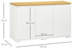 Aparador Milan de 3 Portas - Design Moderno