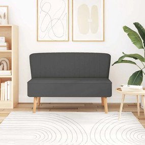 vidaXL Sofá tecido 117x55,5x77 cinzento-escuro
