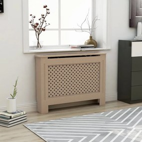 vidaXL Cobertura de radiador 112x19x81,5 cm MDF