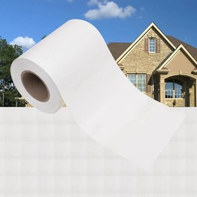 vidaXL 4 pcs painéis de privacidade para jardim 35x0,19 m PVC branco