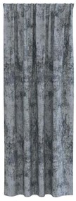 Cortinas de Veludo 2 pcs com Ilhós Cinza Prata 260x140 cm