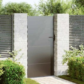 vidaXL Portão de Jardim Preto 105 x 175 cm Aço com Revestimento em Pó