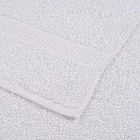 Toalhas de mãos 4 pcs 30x30 cm 360 g/m2 100% algodão branco