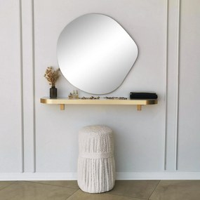 Espelho Asso – Dourado – 70 cm x 67 cm